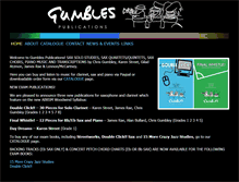 Tablet Screenshot of gumblespublications.co.uk